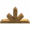 Ekena Millwork Saratoga Rough Sawn Timber Gable Bracket, Western Red Cedar, 48"W x 32"H x 4"D x 6"F, 16/12 Pitch GBW048X32X0406SAR00RWR - alternate 5
